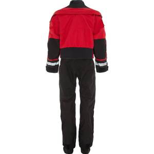 Red <b>Black</b> <b>Work</b> Coverall Polyester Reflective Unisex Full Body Protection Uniform - Product Image 2