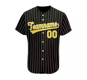 Custom Travel Baseball Jersey Tournament Team Uniform Breathable Polyester Sublimation Custom Logo Private <b>Label</b> OEM Wholesale - Product Image 5