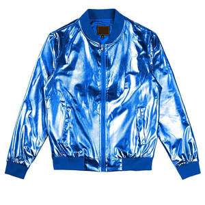 Veste en satin personnalisée pour la mode streetwear, veste en satin de soie personnalisée pour les équipes sportives, veste varsity en satin pour hommes - Product Image 6