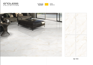 Azulejos de Porcelana Esmaltada Brillante de Diseño Moderno, 8 mm de Grosor, 600X1200 mm, Serie Económica para Apartamentos - Product Image 4