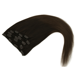 KSWIGS mode nouveau Design chinois Remy Extensions humaines pour les reflets naturels Clip-Ins Style droit simple/Double dessiné - Product Image 5