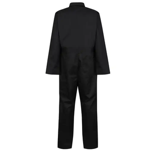 Combinaisons de travail industrielles en coton noir respirant et durable, avec coutures renforcées, vente en gros, OEM, sur mesure, protection intégrale 2026 - Product Image 4