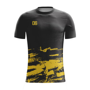 Camiseta de Fútbol Transpirable de Alta Calidad Hecha a Medida al por Mayor, Uniforme de Fútbol Personalizado, Equipación Deportiva - Product Image 3