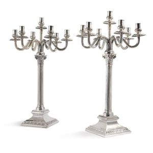 Candelabro Clásico de 3 Brazos Plateado al por Mayor, Soporte de Metal para Velas de Pilar, Estilo Barroco Ornamentado, Decoración para el Hogar, Eventos y Centros de Mesa - Product Image 5