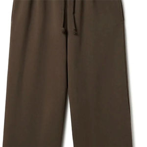 Pantalones Deportivos para Hombre, Color Marrón, Cintura Elástica Baja con Cordón, Tejido de Punto, 100% Algodón, Forro Polar para Invierno, Transpirables, Estilo Hip Hop - Product Image 5