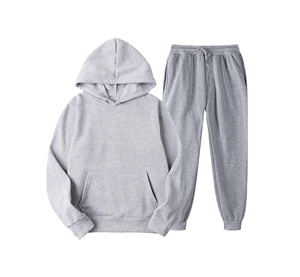 High Quality New Fashion Wholesale Blank Training Tracksuit Customise Logo Men Comfortable Full Zip Tracksuit With Pockets - Product Image 1