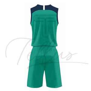 Nouveau style, uniforme de volley-ball pour hommes, personnalisé avec logo imprimé, manches courtes, col en V, tissu respirant et confortable, séchage rapide - Product Image 2