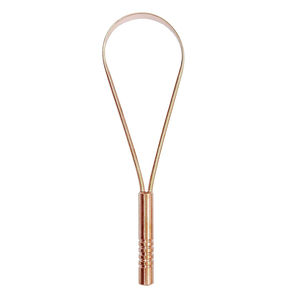 Raspador de Lengua 100% Cobre Puro, Limpiador de Lengua de Acero Totalmente Natural, Raspador Artesanal al por Mayor - Product Image 1