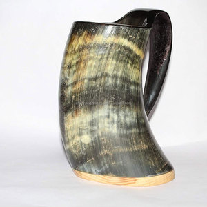 "Handcrafted Viking Horn <b>Mug</b> Rustic Ale Tankard for Beer, Mead, Coffee Unique Gift for Men, Norse Fans, & Medieval Lovers" - Product Image 3
