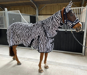 Fashionable Winter Waterproof Mesh Horse Rug Customized Print Logo Premium Quality 100% Polyester Lightweight <b>Fit</b> Dressage - Product Image 6