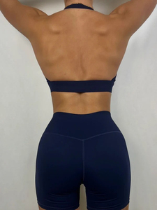 Custom Wholesale Women Sports <b>Bra</b> Seamless Breathable Fitness <b>Bra</b> OEM Gym Yoga Activewear Top Front <b>Removable</b> <b>Pads</b> High Support - Product Image 6