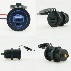 DC12/24V <b>Usb</b> <b>Car</b> <b>Charger</b> with Led Light logo - Product Image 4