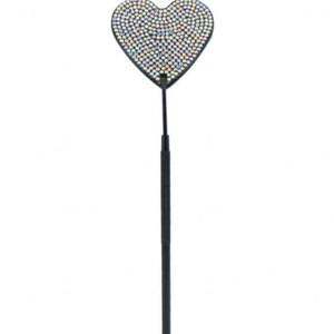 Premium Bling Eyelash Extension Checking <b>Mirror</b> Sparkling Crystal Stainless Steel Frame Gold-Plated Finish Wall Mounted OEM - Product Image 6