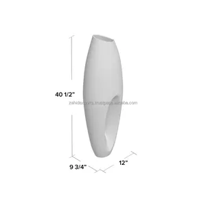 แจกันดอกไม้โลหะทรงสี่เหลี่ยมใสหรูหรา ดีไซน์แบบชายฝั่ง ของตกแต่งบ้าน สำหรับวางบนโต๊ะ  ผู้ผลิตและผู้จัดจำหน่ายส่งออกจำนวนมาก Zahid Exports - Product Image 5