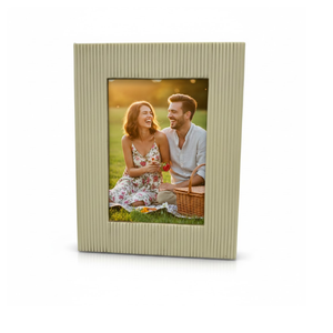 Modern Decorative Photo <b>Frame</b> Ribbed Textured <b>Picture</b> <b>Frame</b> for Home Decor Tabletop Display Living Room Bedroom Office Wedding - Product Image 1