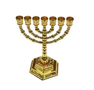 Antique Design 100% Métal Designer Bougeoir & Stand À La Main Décor À La Maison Décoratif & Cadeau Objet Accents Laiton Fabriqué En Inde - Product Image 5