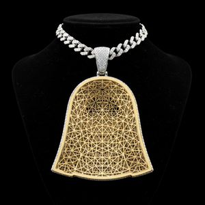 สร้อยคอ Holy Sister Bling เครื่องประดับชั้นดี จี้และเครื่องประดับตกแต่งประดับเพชรโมอิสซาไนต์แบบไมโครเพฟ สไตล์สตรีทแวร์ - Product Image 1