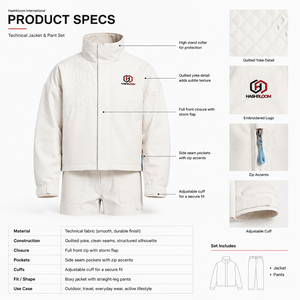 Chaqueta Techwear Unisex para Adultos, Diseño Ultra-Corto y Cuadrado, 320GSM, Nylon Impermeable, Soldadura Sónica sin Costuras, Estilo Urbano y de Caza, Personalizable OEM - Product Image 5