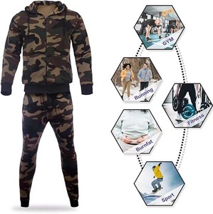 Conjunto Deportivo Casual de Invierno para Hombre, Sudadera con Capucha y Pantalones Jogger, Felpa Premium 100% Algodón, Reversible e Impermeable - Product Image 6