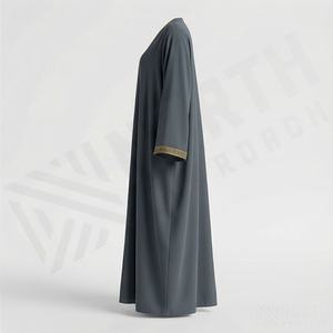 Nuevo Diseño de Kaftán Musulmán, Vestido Abaya, Ropa Islámica de Alta Calidad, Manga Larga, Moda Étnica para Mujer, Suministro al por Mayor - Product Image 3