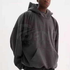 Sudaderas con Capucha de Moda con Lavado Ácido, 100% Algodón, Forro Polar, Cálidas para Invierno, Corte Regular, Diseño Sólido, Logotipo Personalizado - Product Image 3