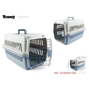 Cage de transport pour animaux Yommy 36x59x37cm en plastique pour chiens et chats - Product Image 2