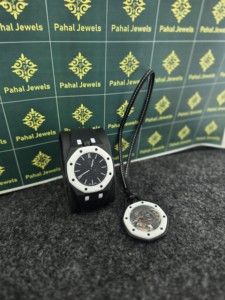 Men's Octagon Stainless Steel Quartz <b>Watch</b> Analog <b>Black</b> Dial Leather Band Minimalist Style 38mm Roman Numeral Luminous Hands - Product Image 5