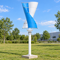 Éolienne à axe vertical hélicoïdal 300W 500W 1kW, générateur à pales spirales pour faible vitesse du vent, pour système solaire-éolien domestique hors réseau