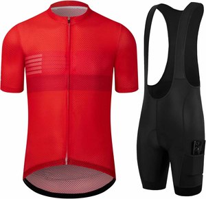 Ensemble Maillot et Cuissard de Cyclisme pour Homme, Vente Chaude, Été, Vélo de Route, Sublimé, avec Poches et Cuissard Rembourré - Product Image 1