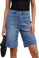 Nuevos Pantalones Cortos Bermuda de Algodón de Verano de Alta Calidad ODM, Estilo Urbano, Diseño de Logotipo Personalizado para Hombre, Cintura Elástica Lateral, Venta al Por Mayor