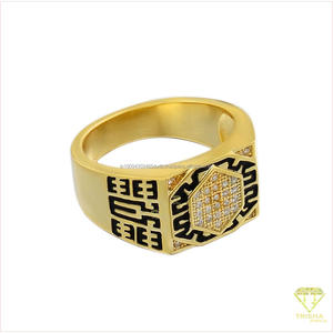 Elegante Anillo de Plata 925 con Diamante Cultivado en Laboratorio, Diseño Moderno y Audaz para Joyería al por Mayor - Product Image 1