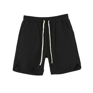 Pantalones Cortos de Algodón Personalizados para Hombre con Bolsillos Delanteros y Traseros, Cintura Elástica con Cordón, Pantalones Cortos Casuales de Verano, Fabricante - Product Image 6