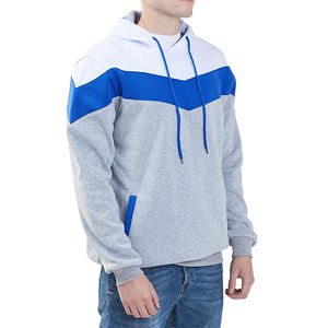 Wholesale Men's Basic Solid Color Thick Cotton Custom Hooded Sweatshirts Hoodies for Man, 100% Cotton - Product Image 4