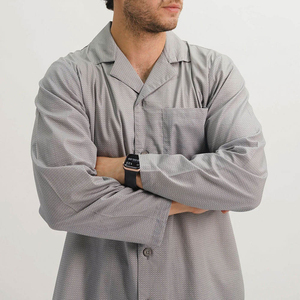 Ensemble de pyjama pour homme fabriqué en usine, faible MOQ, nouvelle collection, tissu confortable, style actuel, vêtements de nuit pour homme - Product Image 5