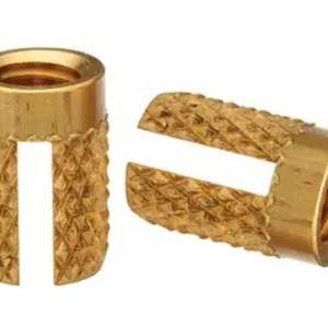 Insertos de Latón de Precisión para Fijación Segura, Mecanizado CNC, Aplicaciones Industriales y Servicio OEM Personalizado - Product Image 1