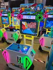 เครื่องเกมยิงปืนอาร์เคดแบบหน้าจอ 17 นิ้ว สำหรับผู้เล่นคนเดียว ยี่ห้อ Space X – เครื่องเกมจำลองเชิงพาณิชย์แบบหยอดเหรียญ - Product Image 4