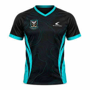 Uniformes de Fútbol Personalizados para Hombre, 100% Poliéster, Transpirables, Cómodos, Material de Sublimación Completa, de Alta Calidad, con Nombres de Equipo Personalizados - Product Image 5