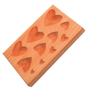 JIPSY Bloque de conformación de metal de madera dura con 11 cavidades en forma de corazón para joyería y herramientas de orfebrería - Product Image 6