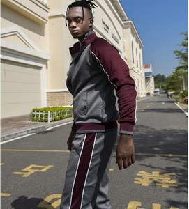 Conjunto deportivo de chándal con cremallera completa para hombre, ropa deportiva de calidad superior, informal y cálido. - Product Image 5