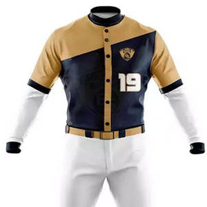 Uniforme de Béisbol de Alta Calidad con Diseño Personalizado y Logotipo Impreso, Ropa Deportiva, MOQ Bajo, Servicio OEM - Product Image 3