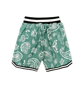 Pantalones Cortos Deportivos de Baloncesto con Estampado Floral Casual de Alta Calidad, al por Mayor, Bordados, Transpirables, de Malla, de Secado Rápido, 100% Poliéster, Personalizados - Product Image 4