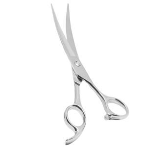 Tijeras Curvas de Alta Calidad para Peluquería Canina, Acero Inoxidable, Duraderas - Product Image 1