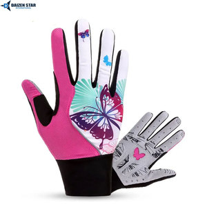 ถุงมือมอเตอร์ครอสแบบกำหนดเอง ระบายอากาศได้ดี ผลิตจากโพลีเอสเตอร์ กันลื่น ปิดด้วยแถบตีนตุ๊กแก ใช้ได้ทั้งชายและหญิง สำหรับขี่ออฟโรด - Product Image 2