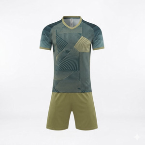 Ensembles de maillots de football personnalisés 2025 2026 en polyester coupe-vent respirant avec noms d'équipe personnalisés et logo sur mesure – Meilleures ventes - Product Image 2