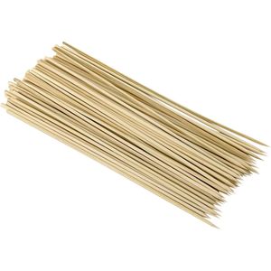 Spiedini di bambù da 12 pollici per uso quotidiano, confezione da 100, durevoli, con punta singola, per grigliare, shish kebab, barbecue, kebab - Product Image 1