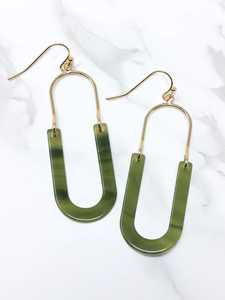 Boucles d'oreilles en résine de haute qualité, bijoux de mode, fabriquées à la main en Inde pour femmes et filles, look classique, mariage, fête, artisanat en résine - Product Image 6