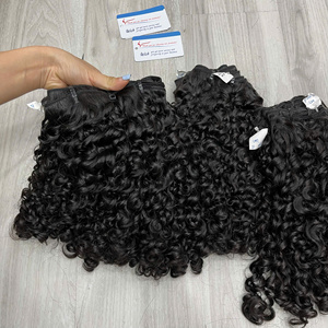 Extensiones de Cabello Humano 100% Natural, Rizado Birmano, Tejido a Máquina, Color Natural, Listas para Enviar - Product Image 5