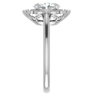 Bague Solitaire en Moissanite Coupe Ovale, Argent Sterling 925 Plaqué Or 18K, Luxe Classique pour Fiançailles, Mariage, Promesse, Mariée - Product Image 2