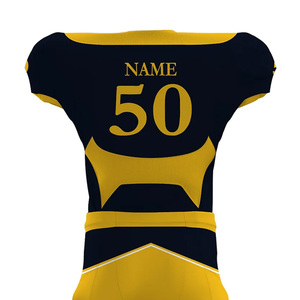 Ensemble de maillot et pantalon de football américain personnalisé pour hommes, respirant, coupe-vent, séchage rapide, impression par sublimation du logo de l'équipe - Product Image 3