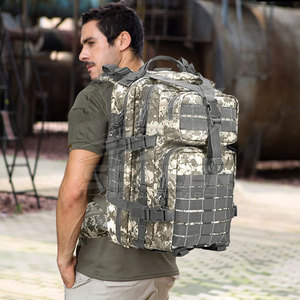 Sac à dos tactique durable à faible MOQ, meilleur prix, avec cadre interne, fermeture éclair, imperméable, grande capacité, compartiments de rangement à accès facile - Product Image 3